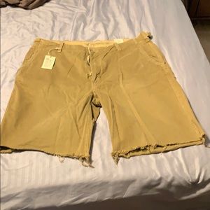 American Eagle size 38 shorts with tattered edges